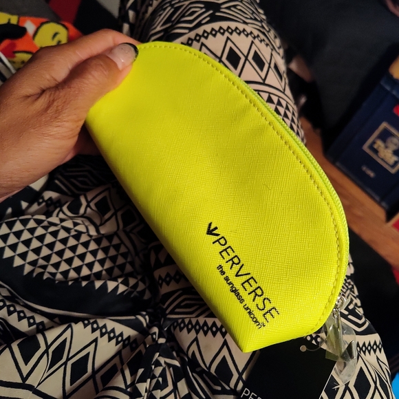 Womens soft neon sunglass case by perverse the sunglass unicorn - Picture 2 of 3